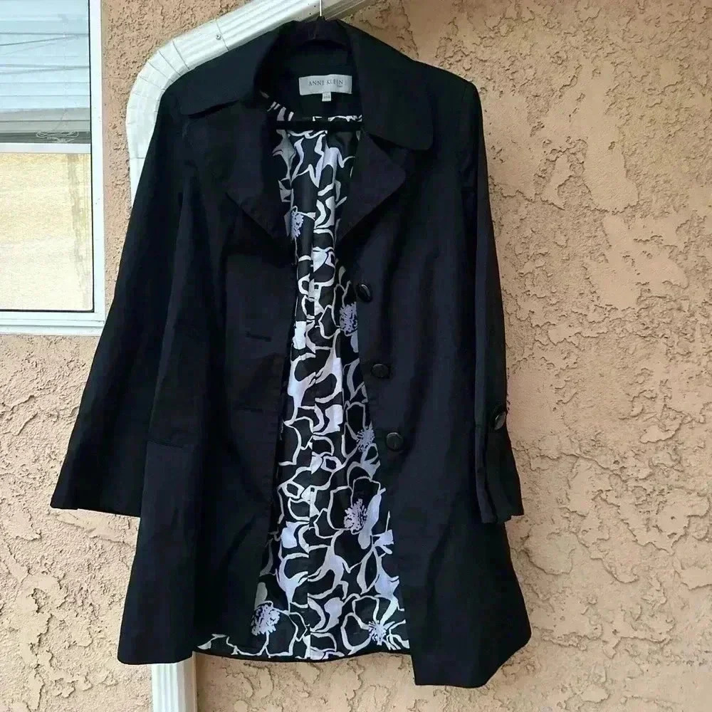 Anne Klein | Jackets & Coats | Black SIZE SMALL